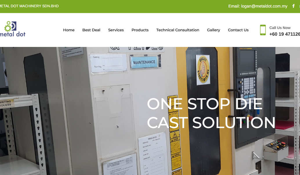 Metal Dot Machinery Home Page
