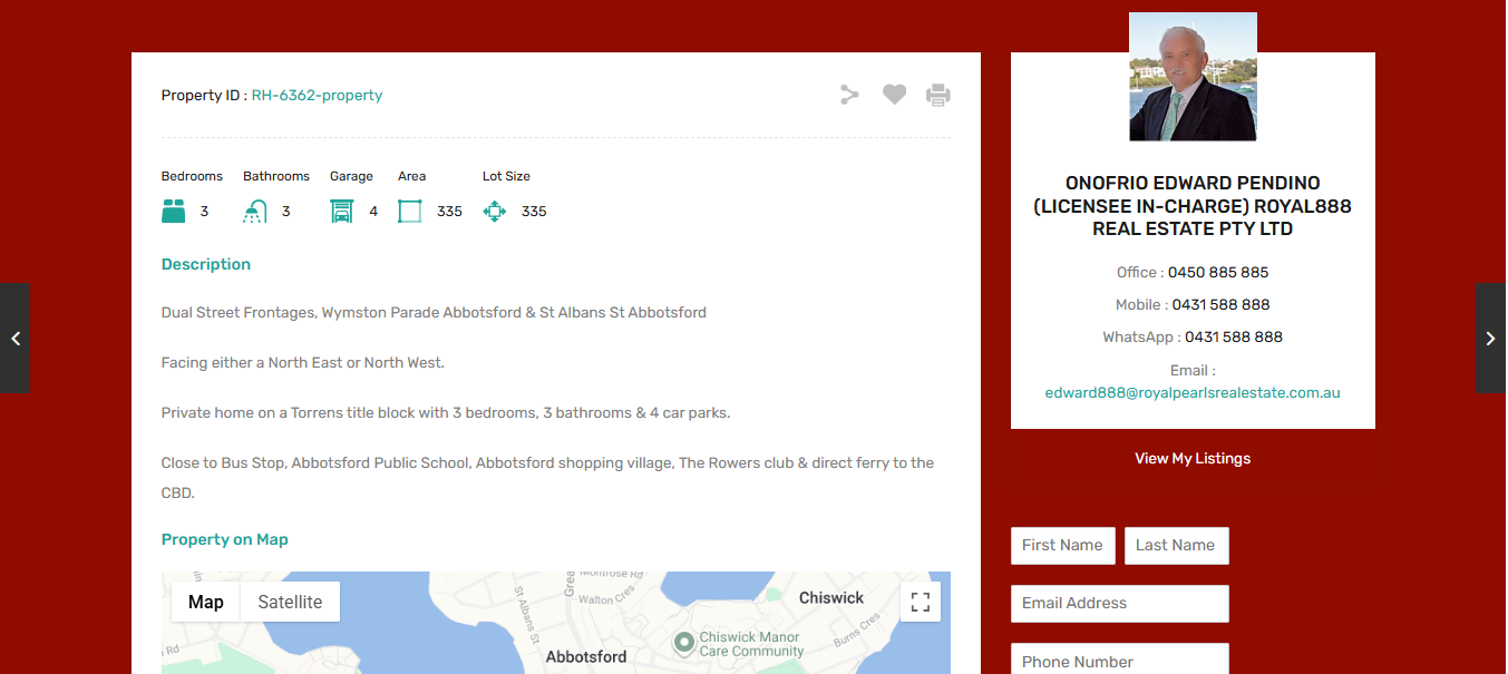 Royal Pearls Real Estate Properties Page