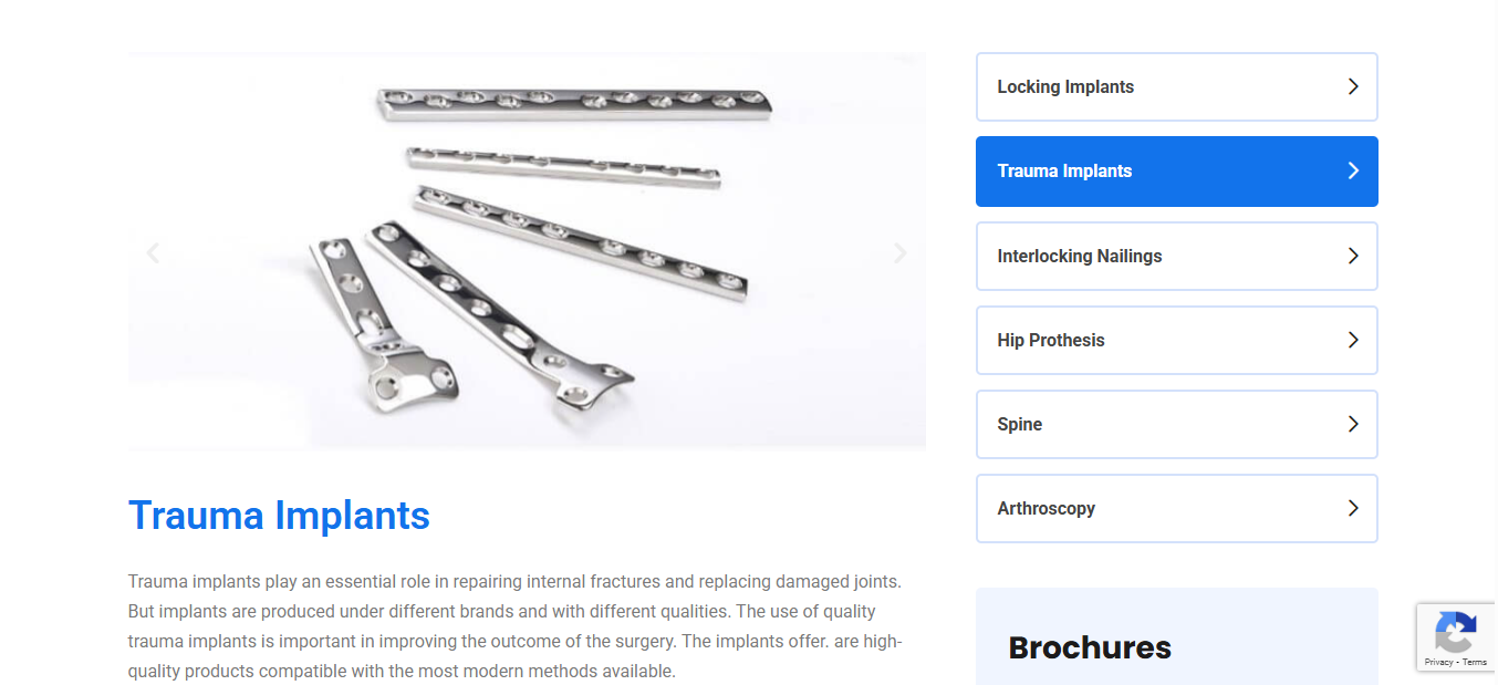 SAHA Products Page