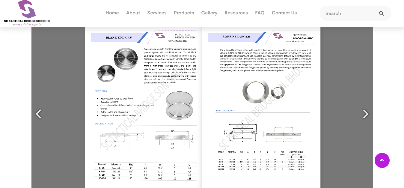 SC Tactical Bridge Product Catalogue Page
