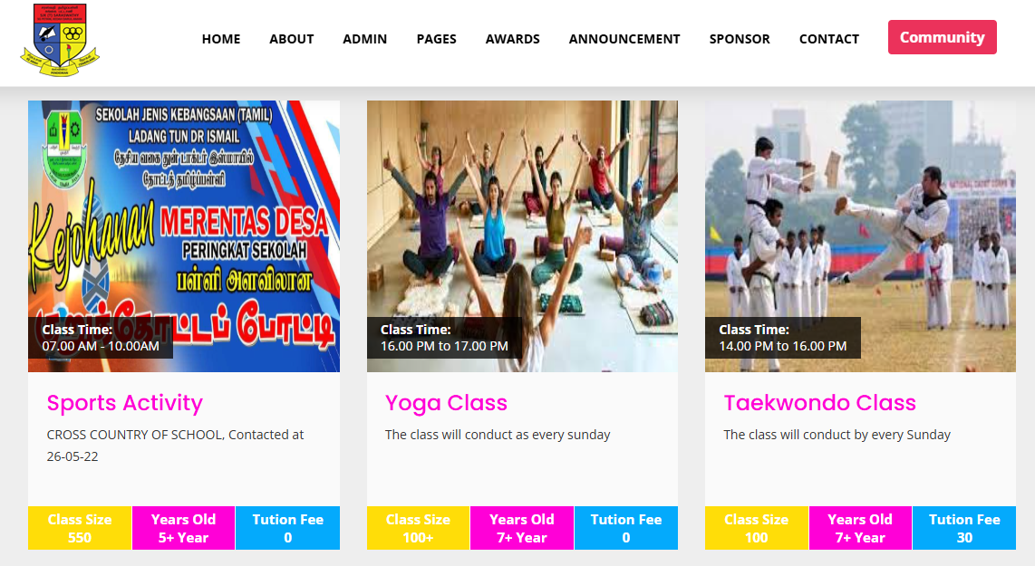 SJK(T) Saraswathy Activities Page