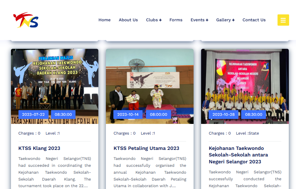 TNS Competitions Page