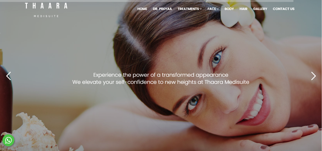 Thaara Medisuite Home Page