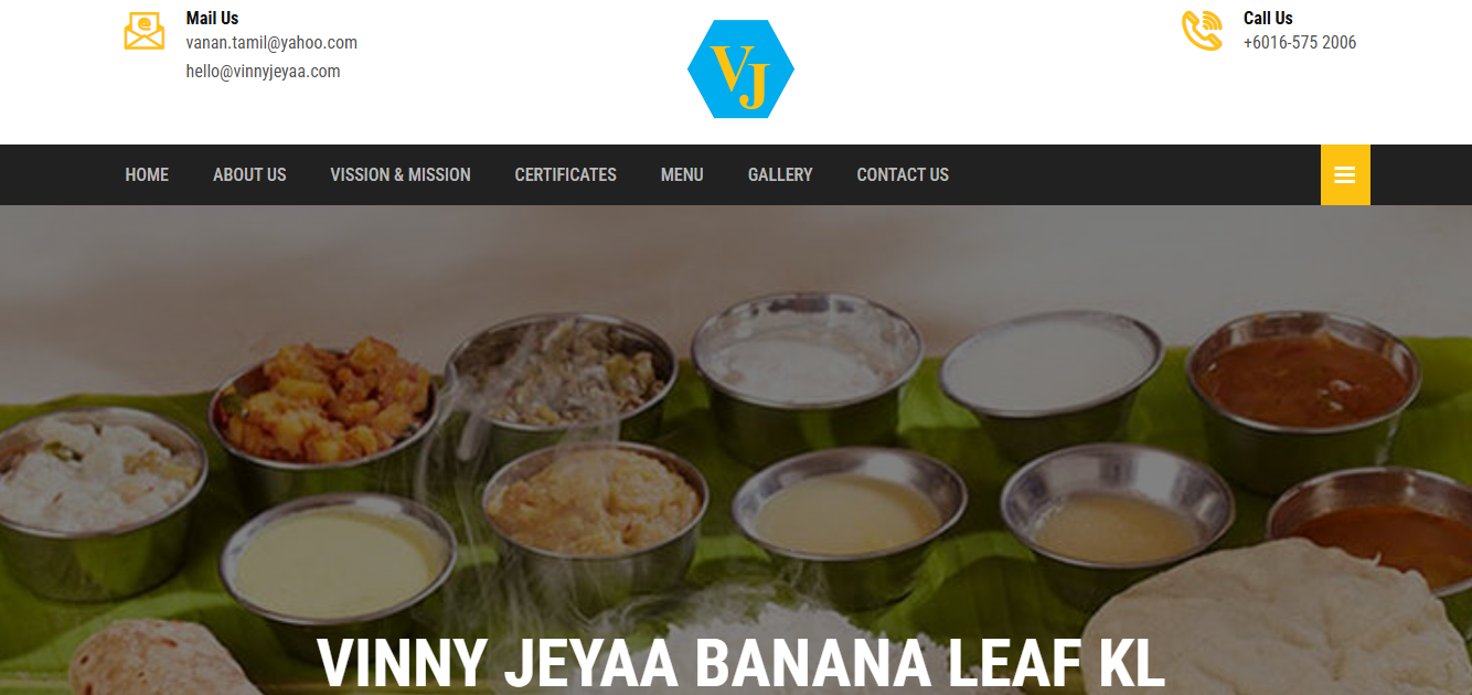 Vinny Jeyaa Home Page