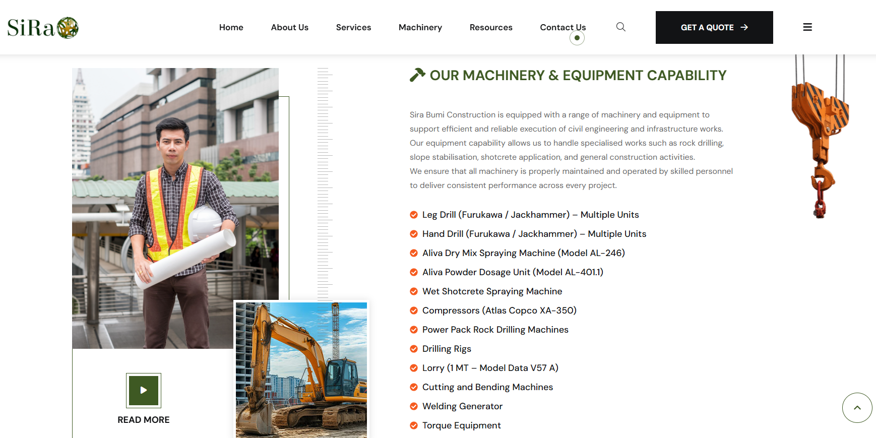 Sira Bumi Construction - Services