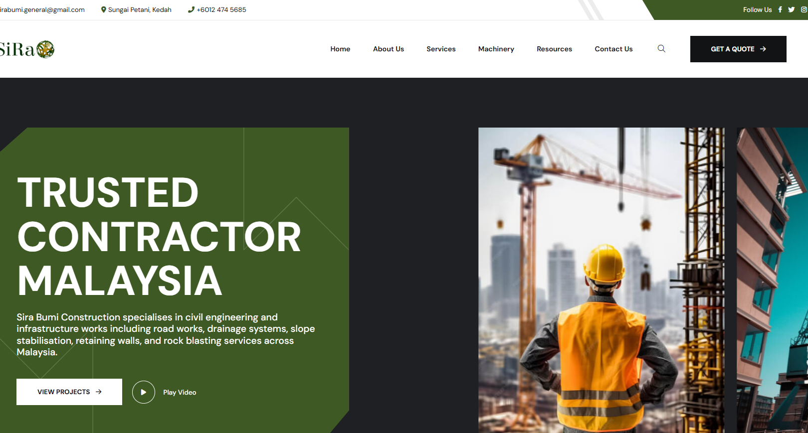 Sira Bumi Construction - Home
