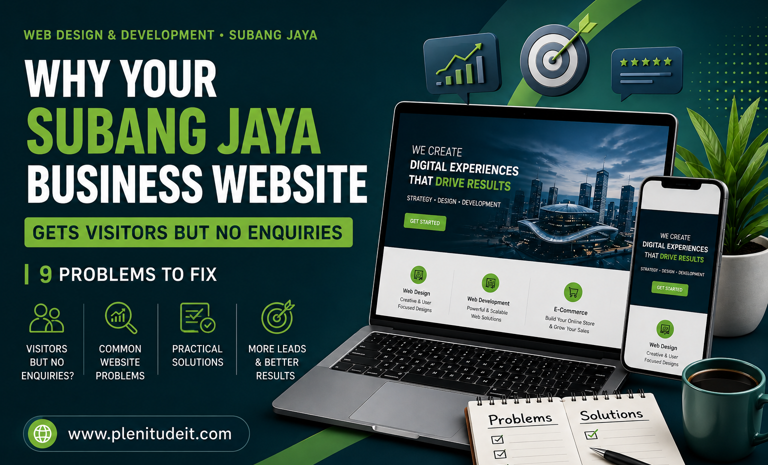 Why Your Subang Jaya Website Gets No Enquiries | 9 Problems
