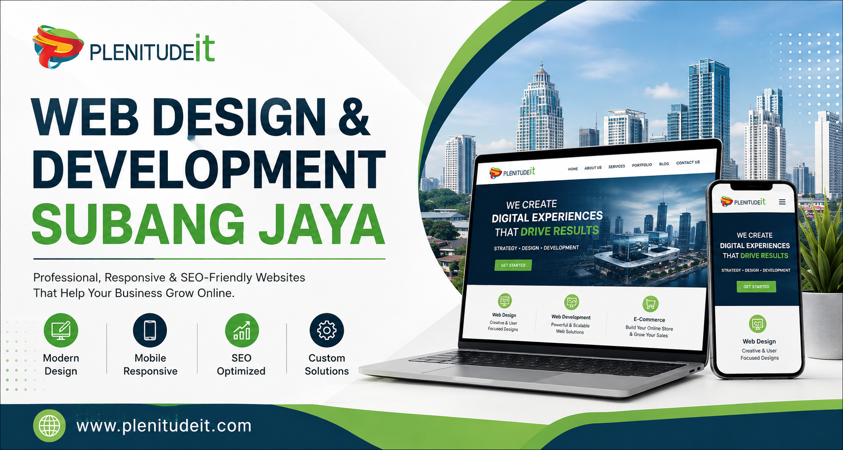Web design and development services for businesses in Subang Jaya