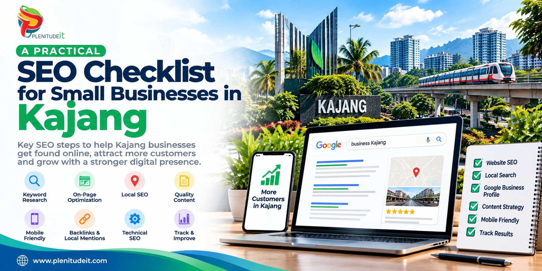 SEO checklist for small businesses in Kajang by Plenitude IT
